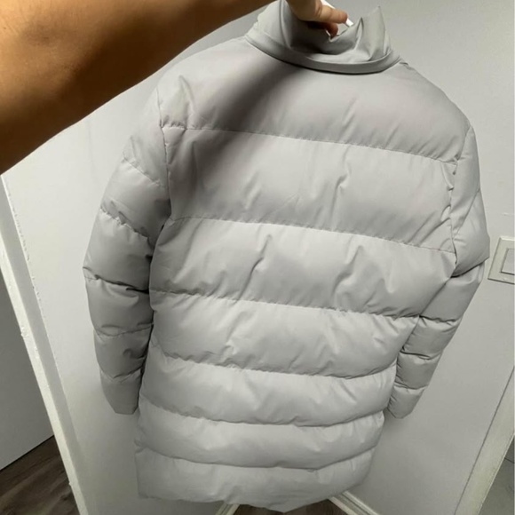 grey long puffer - Picture 2 of 3